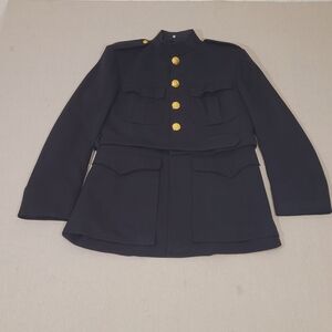 1950s USMC Formal Mens Dress Coat Size 40R Rare Military Collectible Korean War
